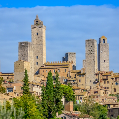 Siena, Monteriggioni, San Gimignano 